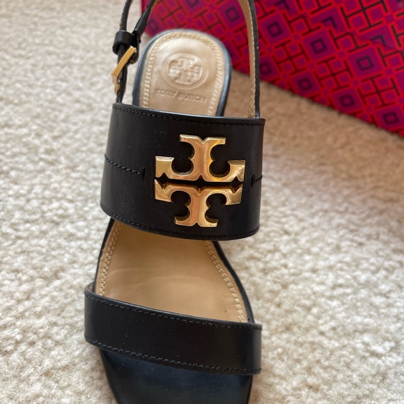 Tory Burch Eleanor Block Heel Sandals - Picture 3 of 10